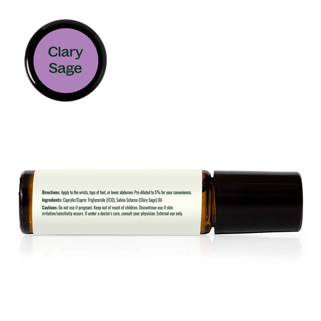 Clary Sage Essential Oil Pre-Diluted Roll-On From Plant Therapy