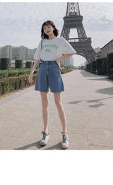 Classic Harajuku Jean Shorts From Kawaii Stop