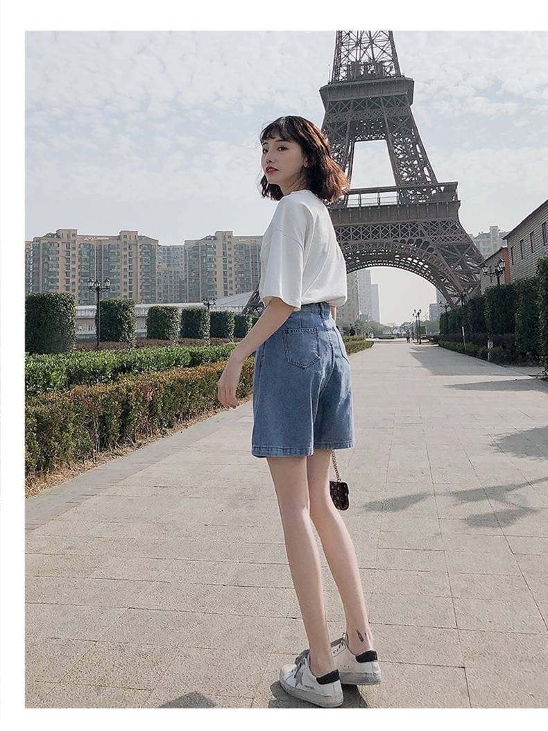 Classic Harajuku Jean Shorts From Kawaii Stop