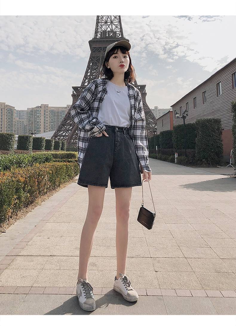 Classic Harajuku Jean Shorts From Kawaii Stop