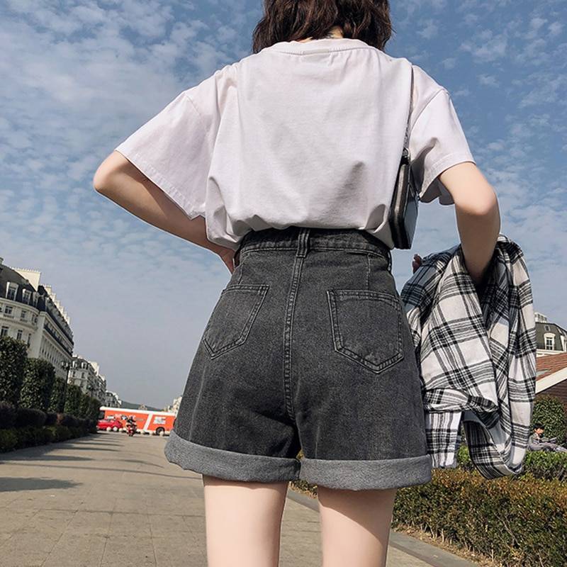 Classic Harajuku Jean Shorts From Kawaii Stop