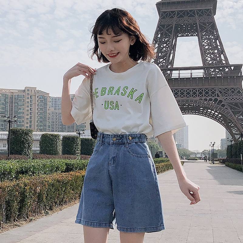 Classic Harajuku Jean Shorts From Kawaii Stop