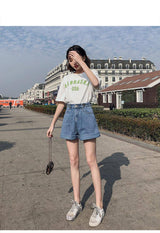 Classic Harajuku Jean Shorts From Kawaii Stop
