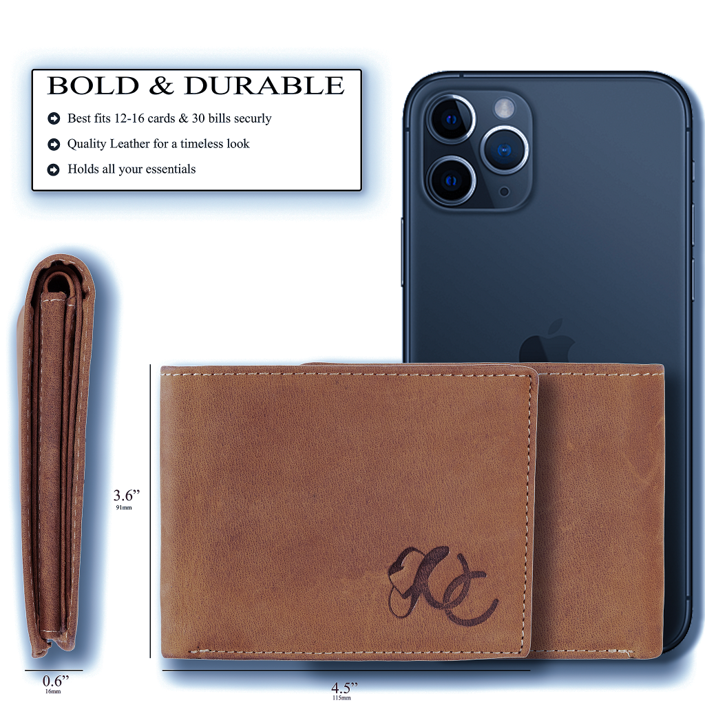 Leather Bifold Wallet from UC Leather Company