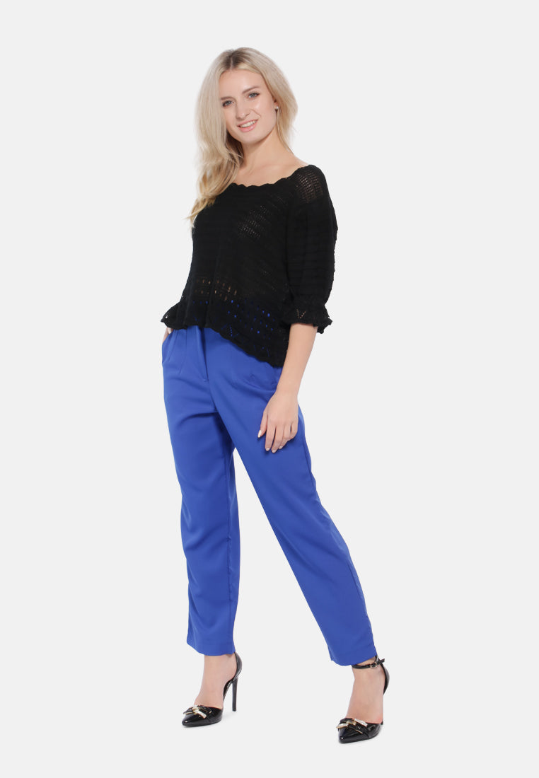 Classic Short-Sleeved Top from London Rag International