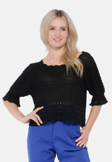 Classic Short-Sleeved Top from London Rag International