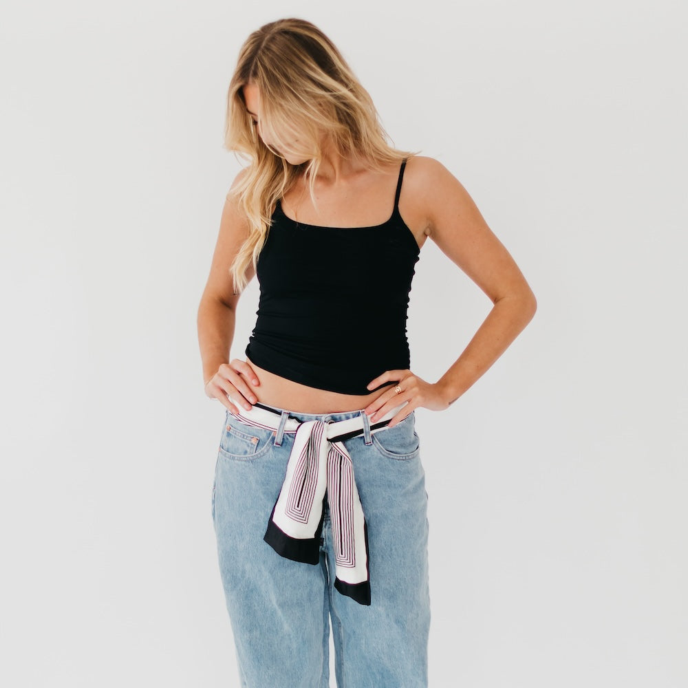 Classic Satin Striped Scarf from Pretty Simple