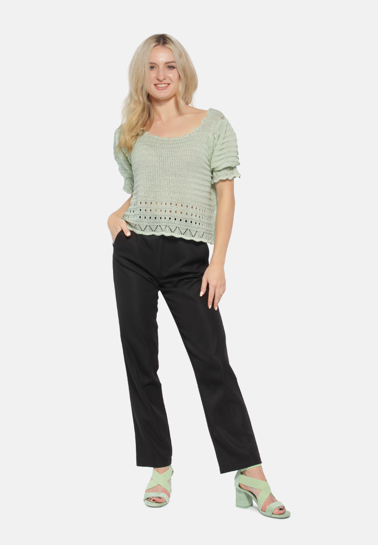 Classic Short-Sleeved Top from London Rag International