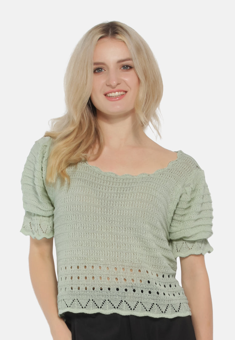 Classic Short-Sleeved Top from London Rag International