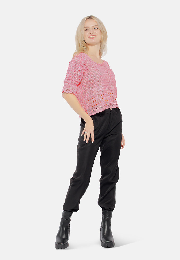 Classic Short-Sleeved Top from London Rag International