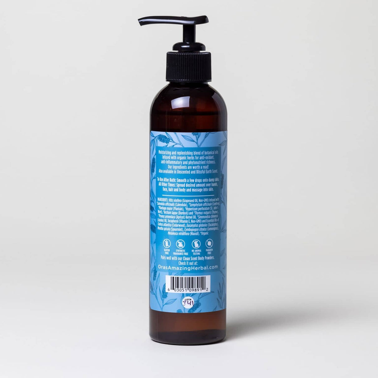 Body Oil, Clean from Ora's Amazing Herbal