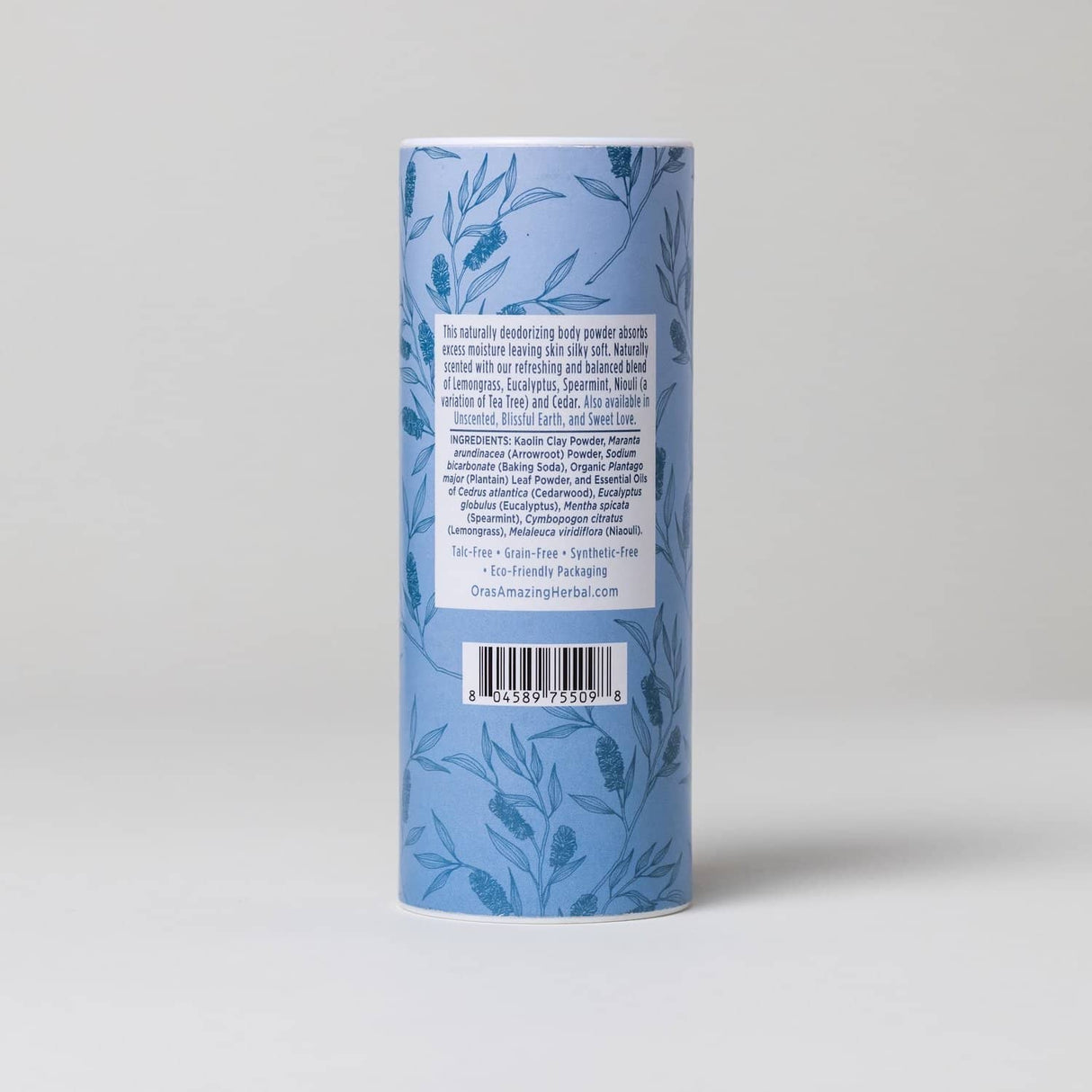 Talc Free Body Powder, Clean Scent from Ora's Amazing Herbal
