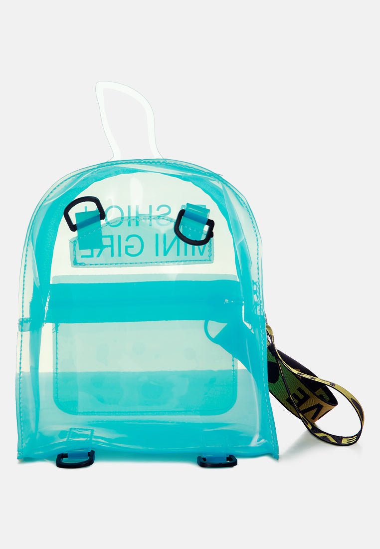 Clear Mini Backpack from London Rag International
