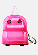 Clear Mini Backpack from London Rag International