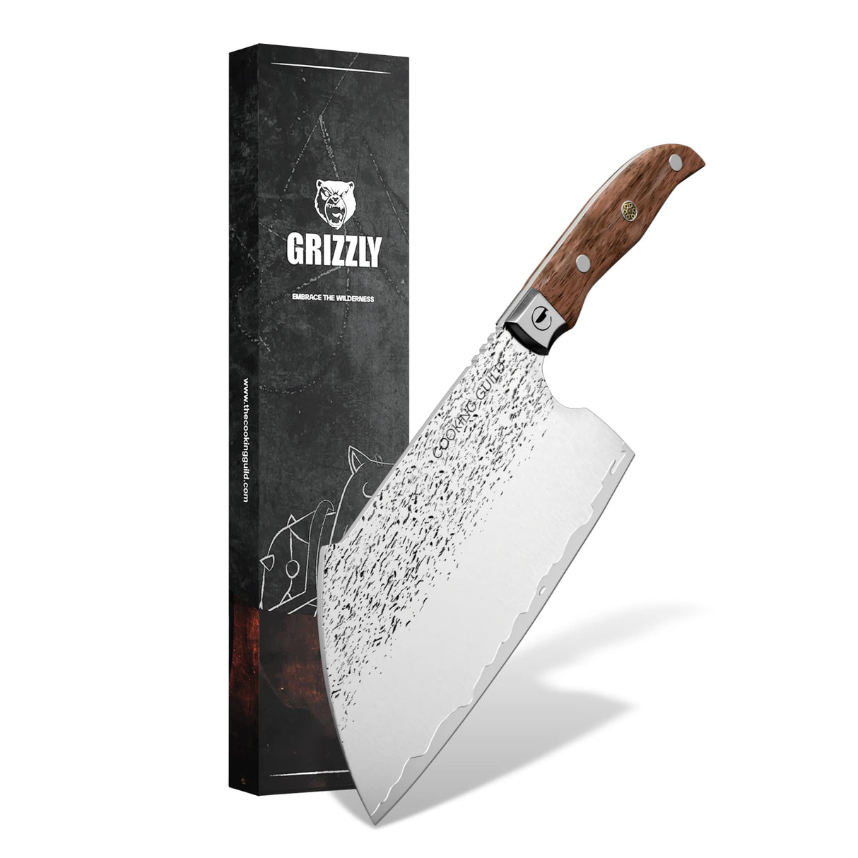Grizzly Serbian Cleaver | Forged Japanese San Mai Steel From The Cooking Guild
