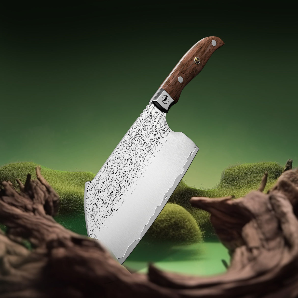 Grizzly Serbian Cleaver | Forged Japanese San Mai Steel From The Cooking Guild
