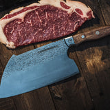 Grizzly Serbian Cleaver | Forged Japanese San Mai Steel From The Cooking Guild