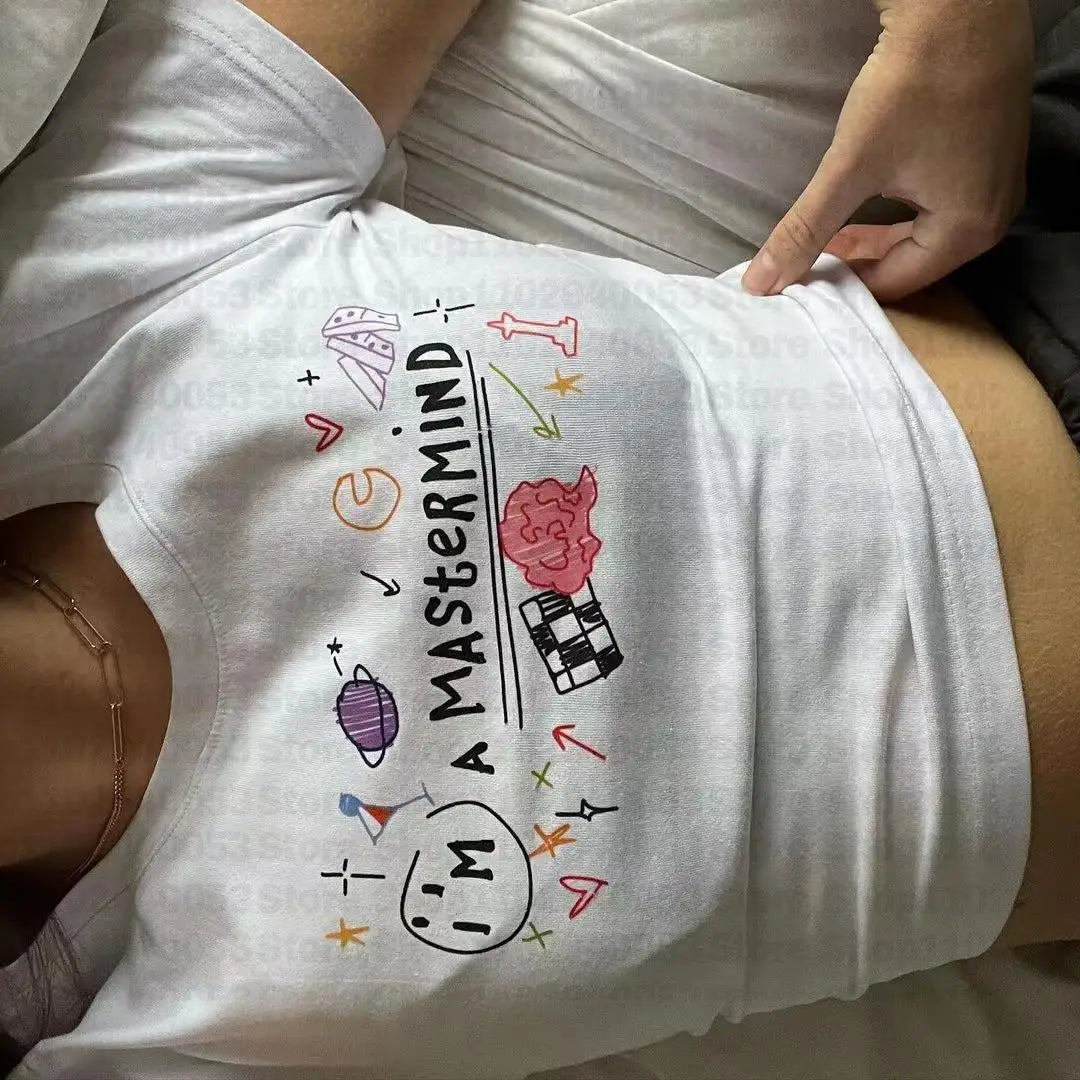 I'm A Matermind - Clever Quips Cropped Tee From Kawaii Stop