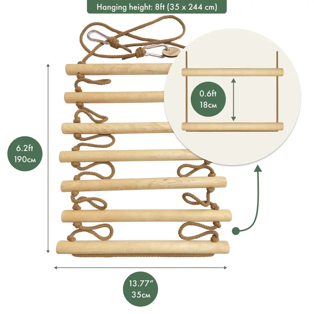 Climbing rope ladder for kids 3-9 y.o. from Goodevas