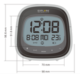 Explore Scientific Touch Key Radio Controlled Clock from Explore Scientific