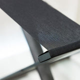 Ashley-Foldable Metal Luggage Rack with Genuine Leather from VITAHOME DESIGN LLC