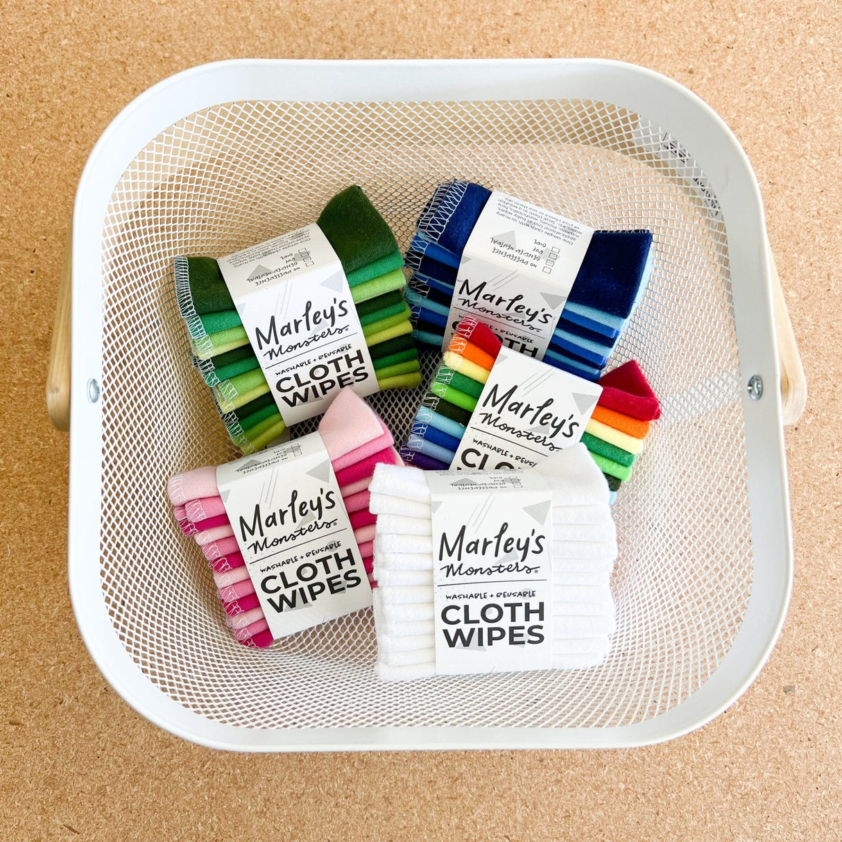 Cloth Wipes: Color Mixes from Marley's Monsters