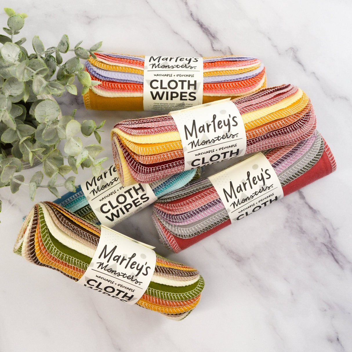 Cloth Wipes: Specialty Color Mixes from Marley's Monsters
