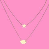 Star, Cloud Necklace - Gold from Medusa's Makeup