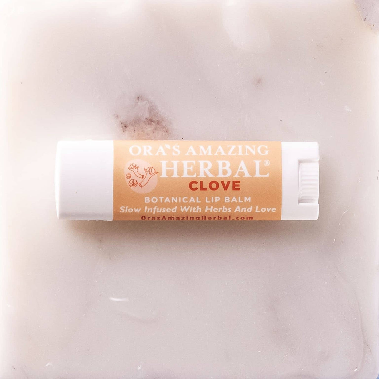 Natural Lip Balm, Herbal Infused, Clove from Ora's Amazing Herbal