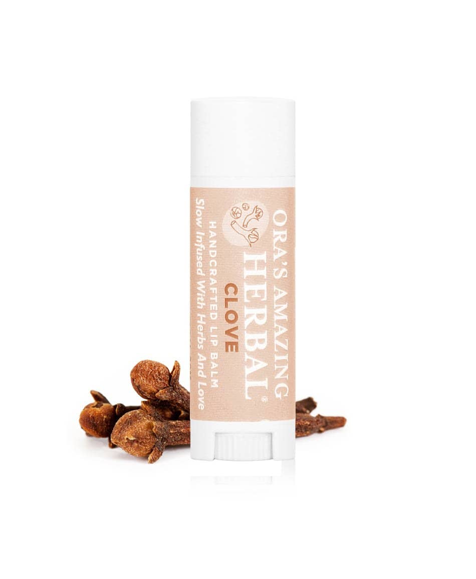 Natural Lip Balm, Herbal Infused, Clove from Ora's Amazing Herbal