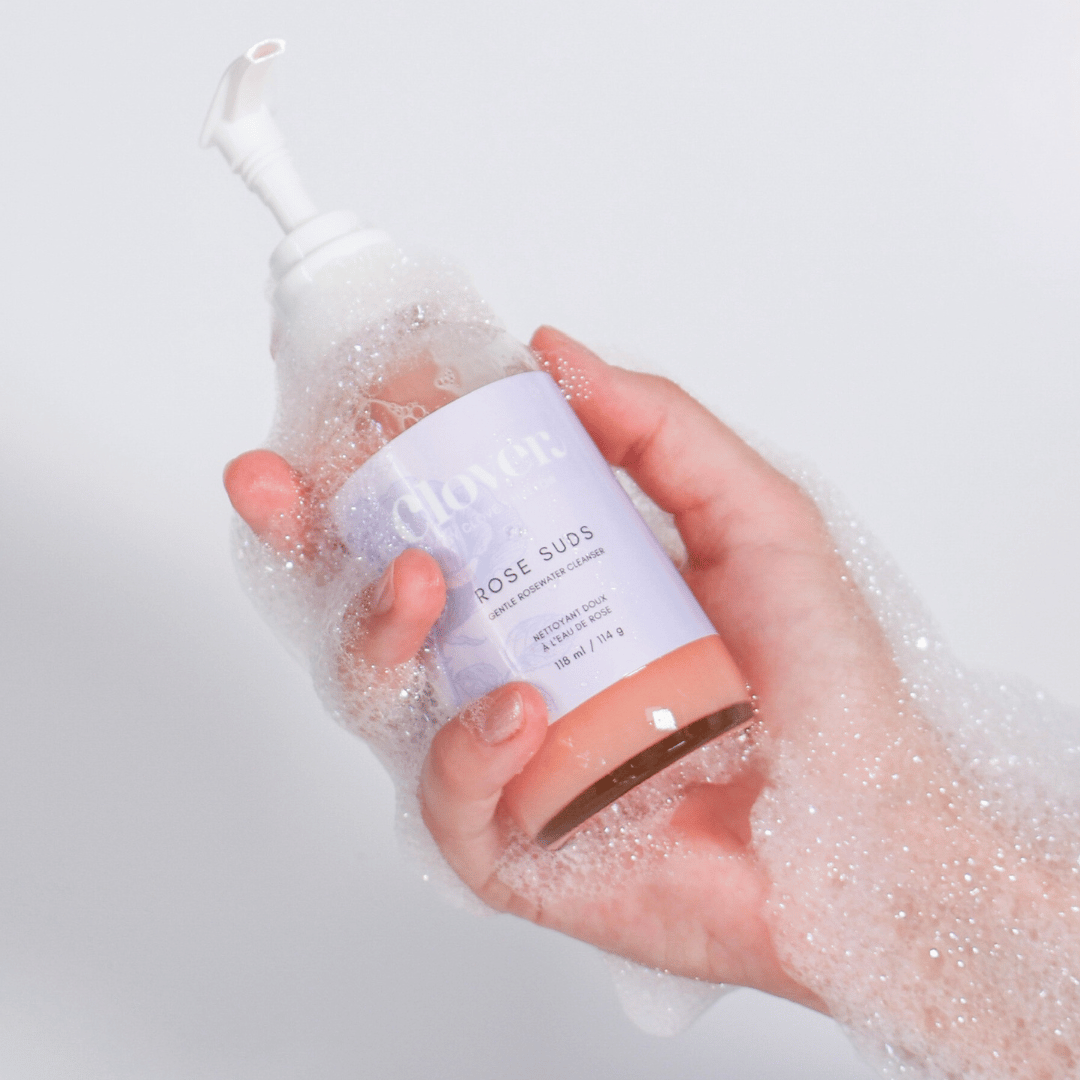 Rose Suds Gentle Rosewater Cleanser From Clover by Clove + Hallow