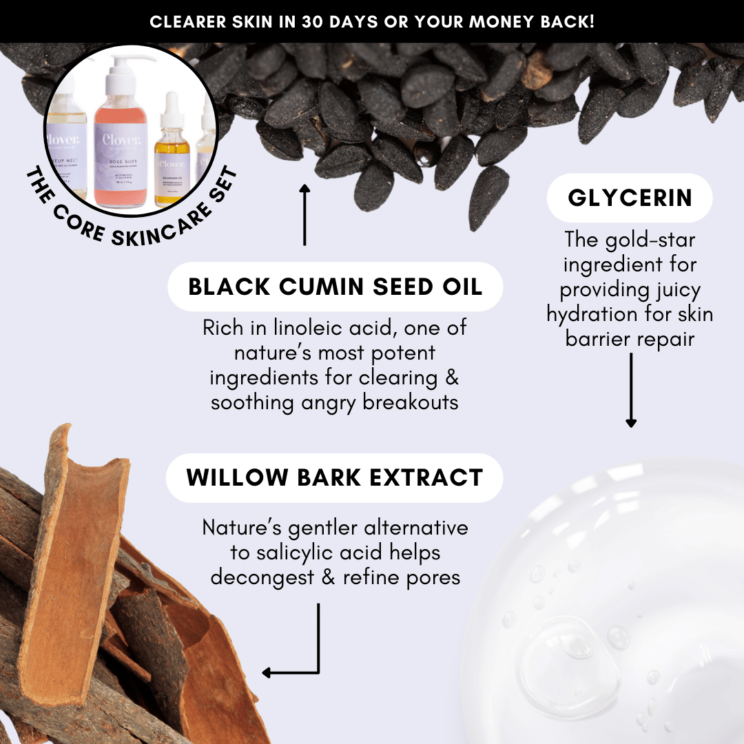 The Core Skincare Set From Clover by Clove + Hallow