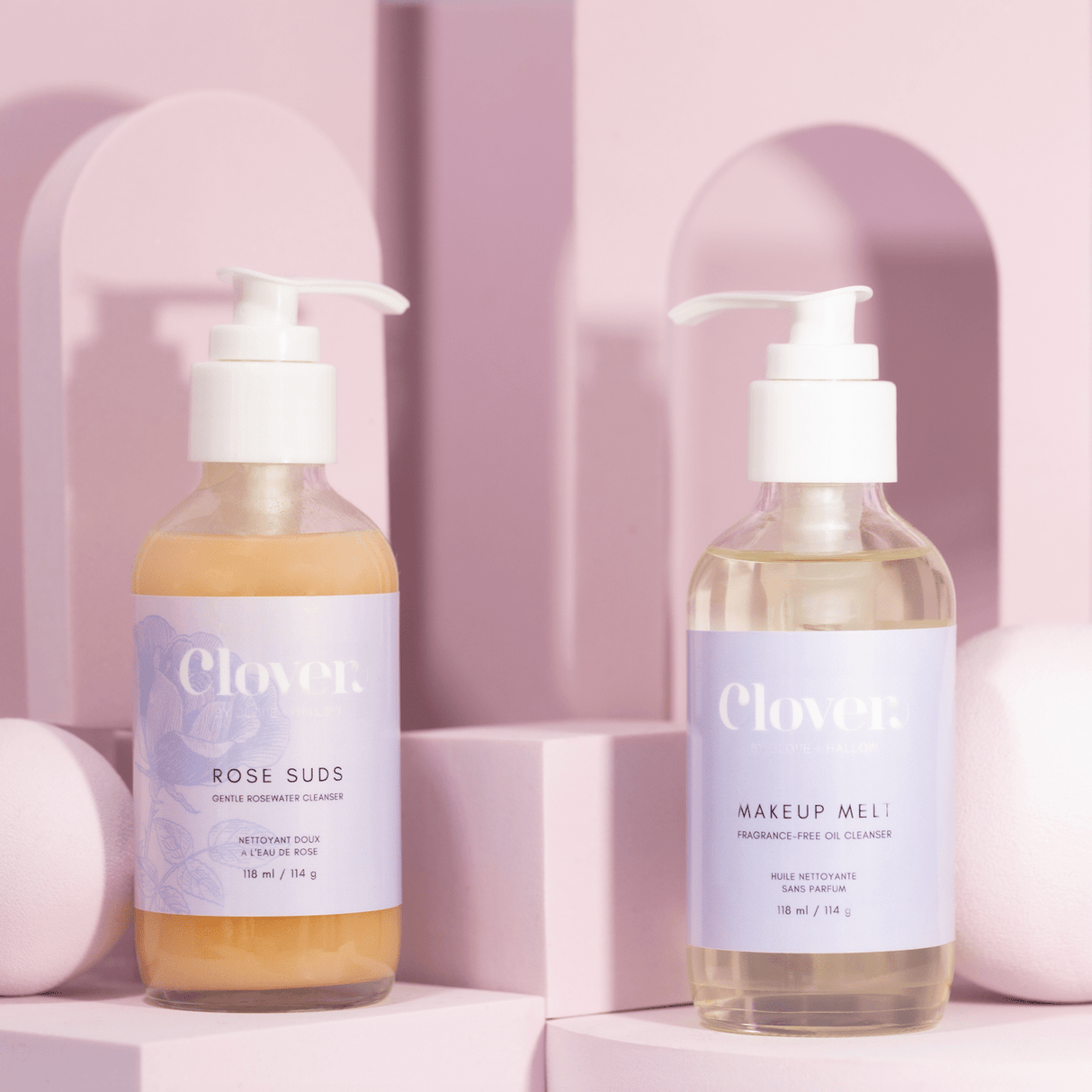 The Double Cleansing Duo From Clover by Clove + Hallow