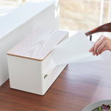Paper Towel Dispenser - Steel + Wood from Yamazaki Home