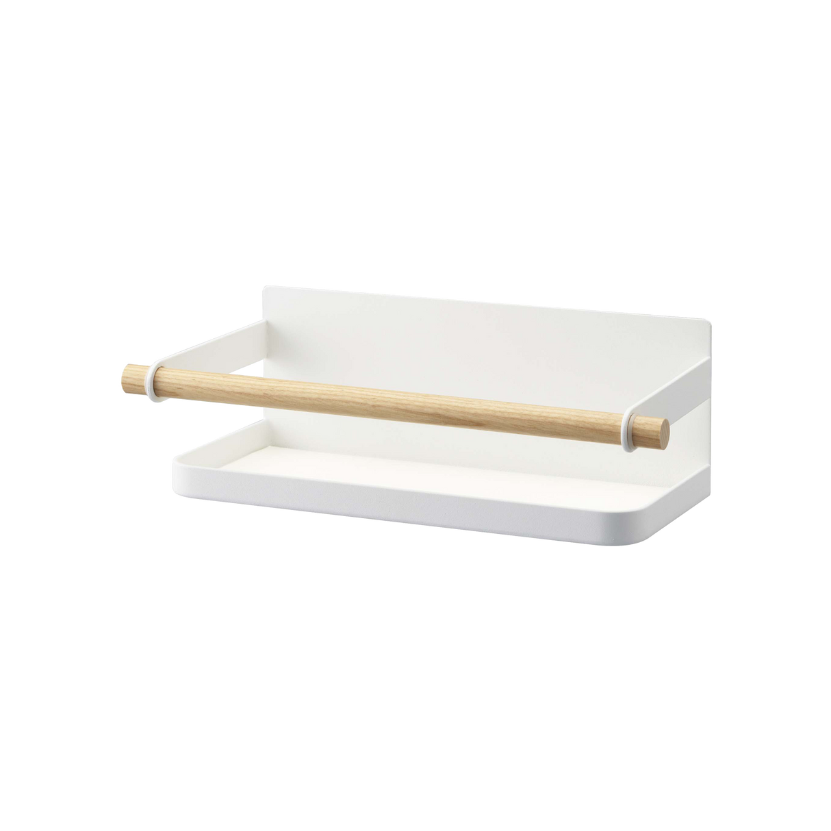 Magnetic Storage Caddy - Steel + Wood from Yamazaki Home