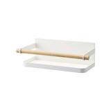 Magnetic Storage Caddy - Steel + Wood from Yamazaki Home