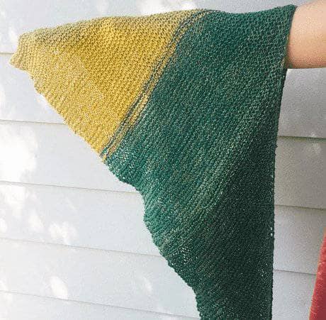 Coastal Winds Shawl Knit Pattern from Darn Good Yarn