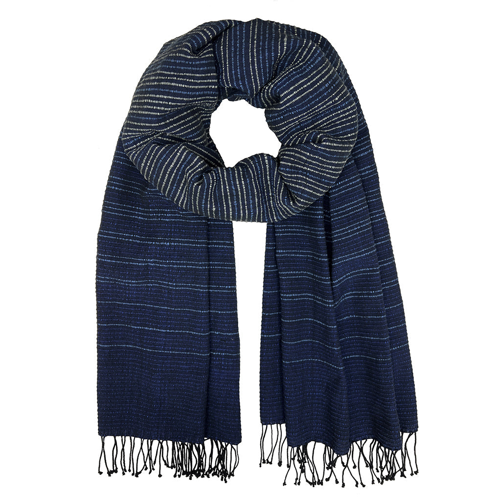 Ethiopia Handloom Wrap Scarf from SLATE + SALT