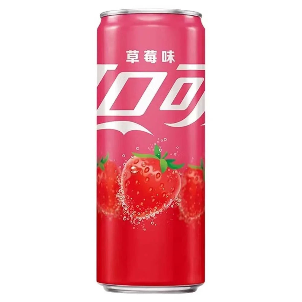 Coca-Cola Strawberry Flavor (330ml) (China) 6-pack from PETEZ POP WHOLESALE