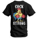 Boxing Chicken C*ck Strong Men's T-Shirt From Combat Iron Apparel