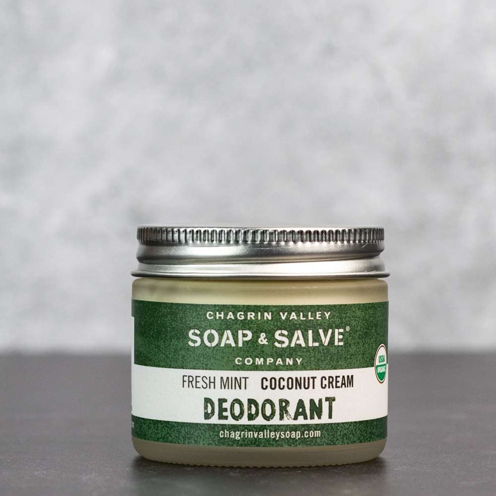 Deodorant Cream: Extra Strength Fresh Mint from Chagrin Valley Soap & Salve