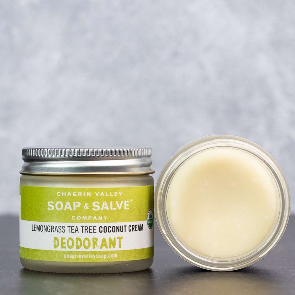 Deodorant Cream: Extra Strength Lemongrass Tea Tree from Chagrin Valley Soap & Salve