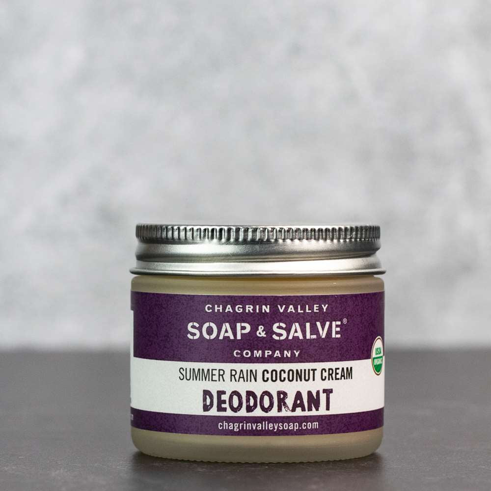Deodorant Cream: Extra Strength Summer Rain from Chagrin Valley Soap & Salve