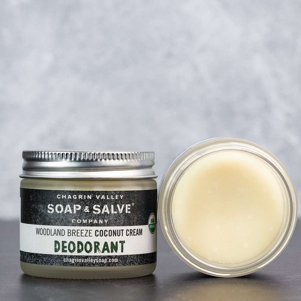 Deodorant Cream: Extra Strength Woodland Breeze from Chagrin Valley Soap & Salve