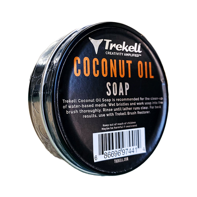 Trekell Coconut Oil Soap - Premium Cleaner for Water-Based Media - 3oz from Trekell Art Supplies