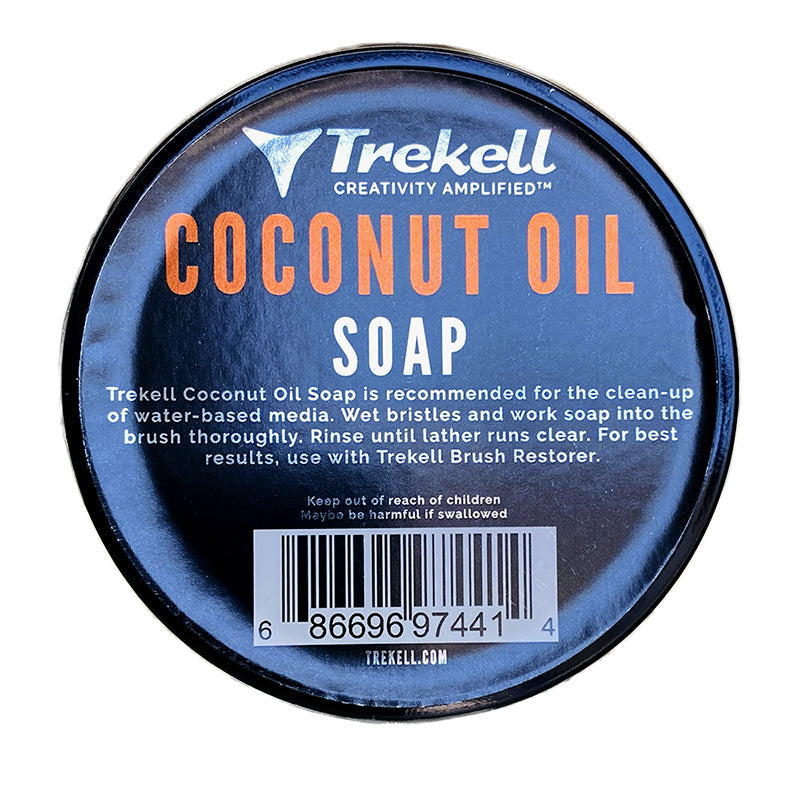 Trekell Coconut Oil Soap - Premium Cleaner for Water-Based Media - 3oz from Trekell Art Supplies