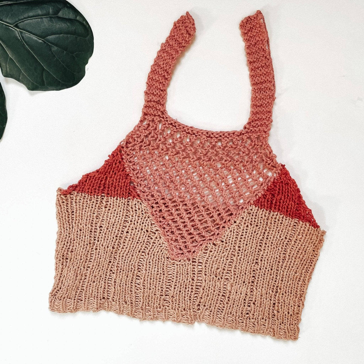 Coconut Tree Bralette Knit Pattern from Darn Good Yarn