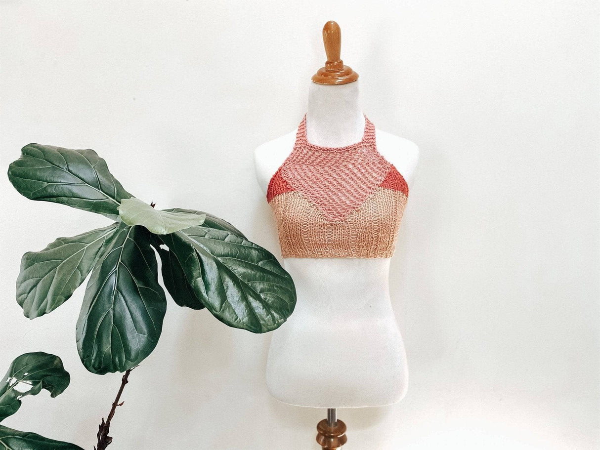 Coconut Tree Bralette Knit Pattern from Darn Good Yarn