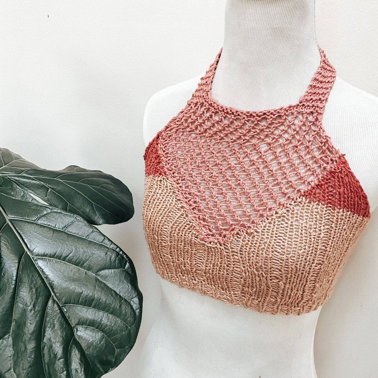 Coconut Tree Bralette Knit Pattern from Darn Good Yarn
