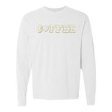 Coffee Heart Letter Patch Long Sleeve T-Shirt from United Monograms